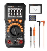 Tacklife DM09 digital Multimeter AC/DC Spannung, Strom, Widerstand, Kapazit&auml;t, mit Gro&szlig;em Display 