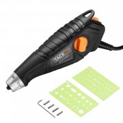Tacklife EGD12AC &ndash; Gravierger&auml;t (4 Gravierspitzen + 2 Schablonen ) f&uuml;r 12,99&euro;