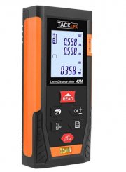 Tacklife HD 40 Klassischer Laser-Entfernungsmesser f&uuml;r 21,99 &euro; statt 27,99 &euro; mit Gutschein 
