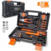 TACKLIFE HHK3B 56-teiliger Multifunktion-Werkzeugkoffer f&uuml;r den Heimgebrauch