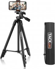TACKLIFE MLT01 Stativ mit 3 Wege-Schwenkkopf inkl. Tragetasche
