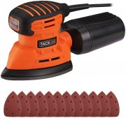 TACKLIFE PMS01A Deltaschleifer inkl.12 Schleifpapiere