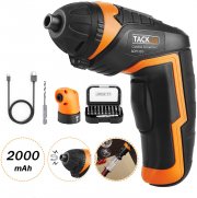 Tacklife SDP51DC 3,6V, 2.0Ah Li-Ion Akkuschrauber mit 33 Zubeh&ouml;rteilen inkl. Winkeladapter