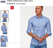 Tages Deal TOMMY JEANS Hemd in verschiedenen Farben und Gr&ouml;&szlig;en nur heute!