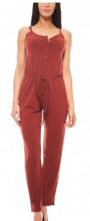 Taillierter Sommer-Jumpsuit Overall B.C. Best Connections Rostrot f&uuml;r 12.99 &euro;