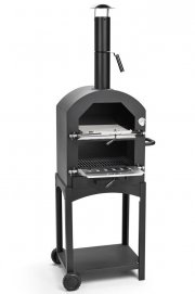 TAINO &lrm;93560 Outdoor Holzkohle Pizzaofen zum Backen und Grillen