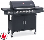 TAINO RED 6+1 Gasgrill 6 Edelstahl Brenner mit Seitenkocher f&uuml;r 269,91 Euro