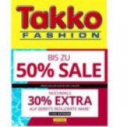 Takko: Sale mit bis zu 50% + 30% Extra-Rabatt auf reduzierte Ware
