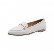 Tamaris Leder-Slipper in Wei&szlig; f&uuml;r unter 50&euro; bei Amazon