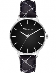 Tamaris TT-0019-LQ Damen Analog Quarz Armbanduhr mit Lederarmband