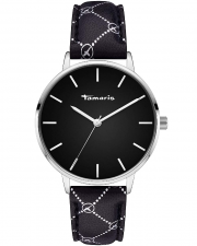 Tamaris TT-0019-LQ Damen Analog Quarz Armbanduhr mit Lederarmband