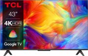 TCL 43P739 43 Zoll, 4K HDR, Ultra HD, Smart TV mit Google Assistant & Alexa