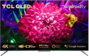 TCL 50C715 QLED Smart TV mit 50 Zoll, 4K Ultra HD, HDR 10+, Triple Tuner, Android TV, Google & Alexa