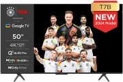 TCL 50T7B 50-Zoll QLED, 4K Ultra HD, HDR Pro, Android Smart TV mit Google Assistant & Alexa