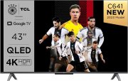 TCL C641 43 Zoll, QLED, 4K UHD, HDR10+, Dolby Vision, Dolby Atmos, Smart TV