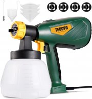 TECCPO TAPS02P Elektrisches Farbspr&uuml;hsystem f&uuml;r Lacke & Wandfarbe im Innen- & Au&szlig;enbereich