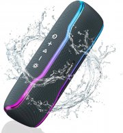 TECKNET Stereo Sound 30W Bluetooth Lautsprecher mit LED Licht