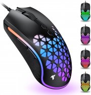 TECURS 12000 DPI Gaming Maus mit RGB-Beleuchtung und 7 Programmierbaren Tasten