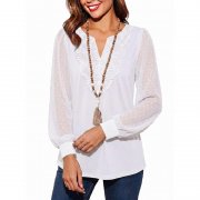 Teesho Damen Langarmshirt mit Spitze f&uuml;r 9,98&euro;