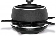 Tefal Ceese'n Co RE12C8 Elektrischer Raclette-Grill + Fondue-Ger&auml;t f&uuml;r 6 Personen