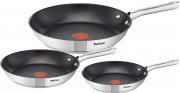 TEFAL DUETTO 3-teiliges Pfannen-Set 20/24/28 cm mit Thermo-Spot Technologie