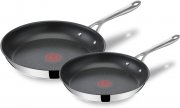 Tefal E304S2 Jamie Oliver Cook&acute;s Direct On 2-teiliges Bratpfannen-Set 24 cm und 28 cm