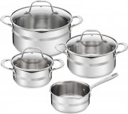 Tefal E494S7 Jamie Oliver Brushed Topfset, 7-teilig, inkl. 3 x Glasdeckel f&uuml;r 94,99&euro; statt 118,88&euro;