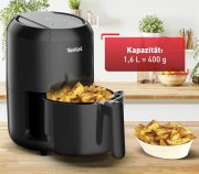 Tefal EY3018 Easy Fry Compact Air Fryer Hei&szlig;luftfritteuse mit 1,6 L Kapazit&auml;t