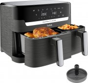 Tefal EY905B Dual Easy Fry & Grill Doppelkammer 8,3 Liter Hei&szlig;luftfritteuse 