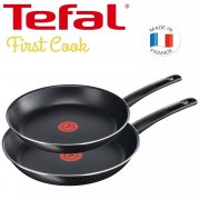 Tefal First Cook 2-teiliges Pfannenset 24 & 28 cm