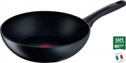 Tefal G28119 Black Stone 28 cm Wokpfanne mit Mineralia+ Antihaftversiegelung f&uuml;r alle Herdarten