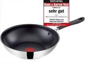 Tefal H80519 Jamie Oliver Edelstahl Wokpfanne 28 cm