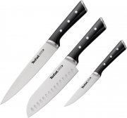 Tefal Ice Force K232S374 3er Set mit Fleisch-, Santoku- und Universalmesser