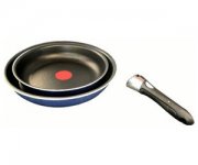 Tefal Ingenio Elegance Pfannenset 3-teilig &Oslash;24cm, &Oslash;28cm + Griff Schwarz f&uuml;r 39,99&euro; statt 56,03&euro;