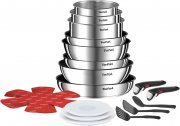 Tefal Ingenio Emotion ON 20-teiliges Kochgeschirr Set aus Edelstahl