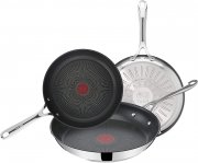 Tefal Jamie Oliver Cook&acute;s Direct On 3-teiliges Bratpfannen-Set 20, 24, 28cm