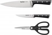 Tefal K232S355 Ice Force 3-teiliges Set mit Kochmesser, Universalmesser und K&uuml;chenschere