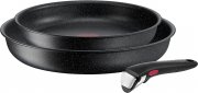 Tefal L39990 Ingenio Black Stone 3-teiliges Pfannenset 