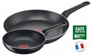 TEFAL Pfannen Simple Cook 2-teiliges Pfannenset 20+28 cm mit ThermoSpot