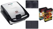 Tefal Snack Collection SW857D Waffeleisen und Sandwichmaker mit Wechselplatten