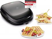 Tefal SW341B Snack Time 2in1 Kombi-Ger&auml;t Waffeleisen und Sandwichtoaster