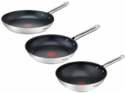 Tefal Ultimum Pfannen-Set mit Bratpfanne 24 cm und 28 cm und Wok 28 cm