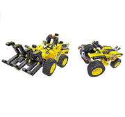 Teknotoys 85000053 - Active Bricks 2-in-1 Holzlader + D&uuml;nenbuggy f&uuml;r 15,48 Euro inkl. Versand