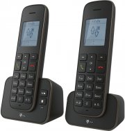 TELEKOM Sinus A 207 Duo Schnurloses Telefonset mit 2 Mobilteilen 
