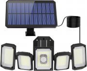 TENDOVO LED Solarleuchte mit Bewegungsmelder und Fernbedienung