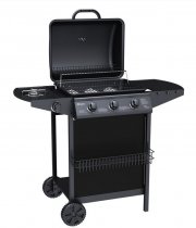 TEPRO 3196 Hampton Gasgrill mit 3 Edelstahl-Brenner + 1 Seitenbrenner