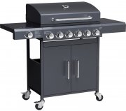 Tepro Cincinnati 6 Brenner Gasgrill mit Seitenbrenner