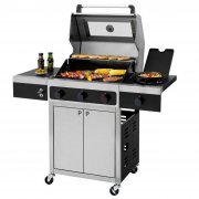 Tepro Keansburg 3 Special Edition Edelstahl Gasgrill mit 3-Brenner inkl. Powerzone und Seitenbrenner