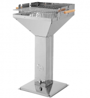 Tepro Vista 1066 Holzkohle Trichter-Edelstahlgrill