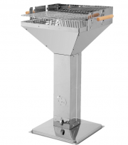 Tepro Vista Holzkohle Edelstahl Trichtergrill